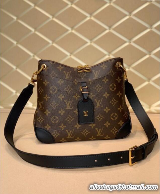 Best Grade Louis Vuitton Odeon PM Bag Classic Monogram Canvas/Black M45353 2025