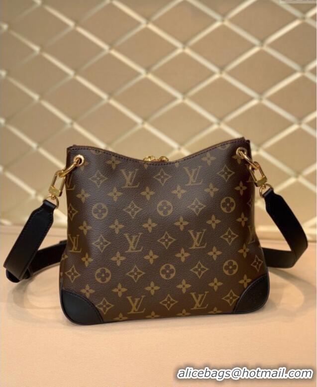 Best Grade Louis Vuitton Odeon PM Bag Classic Monogram Canvas/Black M45353 2025