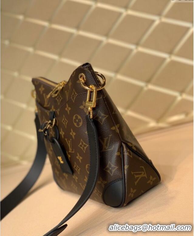 Best Grade Louis Vuitton Odeon PM Bag Classic Monogram Canvas/Black M45353 2025