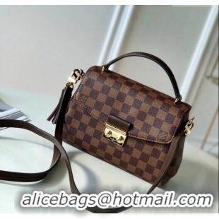 Top Design Louis Vuitton Croisette Top Handle Bag in Damier Ebene Canvas N53000 2025