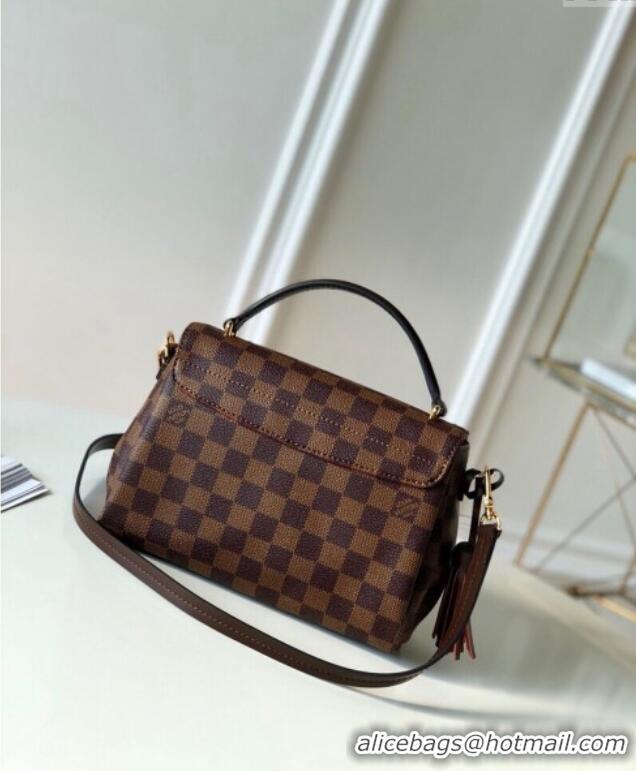 Top Design Louis Vuitton Croisette Top Handle Bag in Damier Ebene Canvas N53000 2025