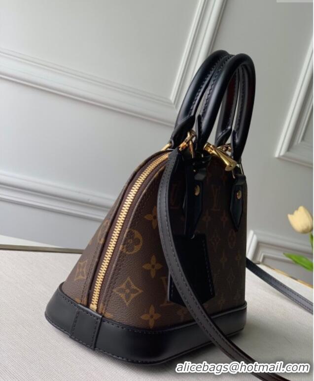 Super Quality Louis Vuitton Alma Bridge BB Bag Classic Monogram Canvas/Black M50379 2025