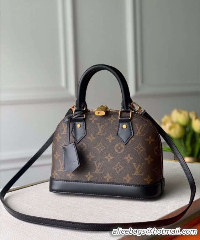 Super Quality Louis Vuitton Alma Bridge BB Bag Classic Monogram Canvas/Black M50379 2025