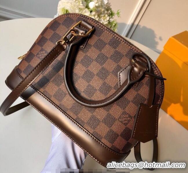 Good Looking Louis Vuitton Alma Bridge BB Bag Damier Ebene Canvas N41221 2025