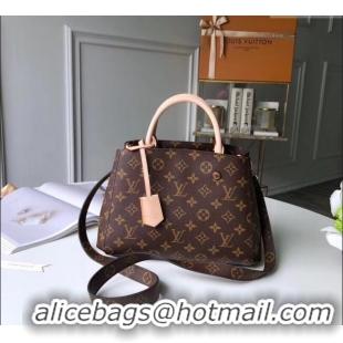 Shop Promotional Louis Vuitton Montaigne BB Top Handle Bag Classic Monogram Canvas M41055 2025