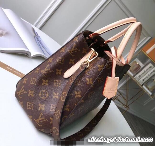 Well Crafted Louis Vuitton Montaigne MM Top Handle Bag Classic Monogram Canvas M41056 2025