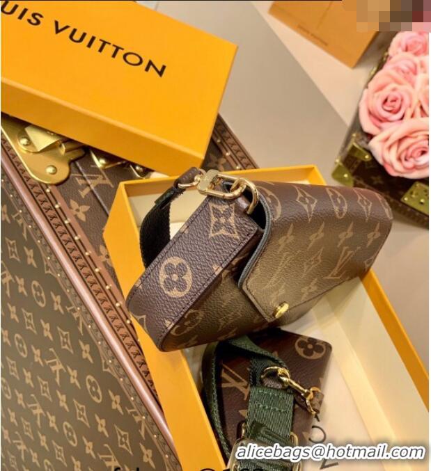 Discount Louis Vuitton Felicie Strap & Go Mini Bag M80091 Monogram Canvas/Green 2025