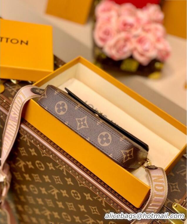 Super Quality Louis Vuitton Felicie Strap & Go Mini Bag M80091 Monogram Canvas/Pink 2025