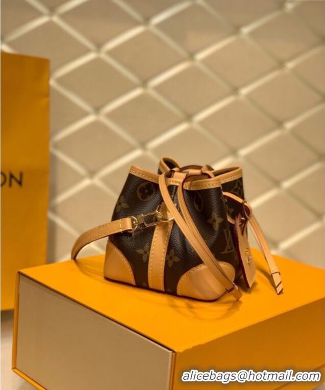 Low Cost Louis Vuitton Mini Bucket Bag in Classic Monogram Canvas 2025 M57099