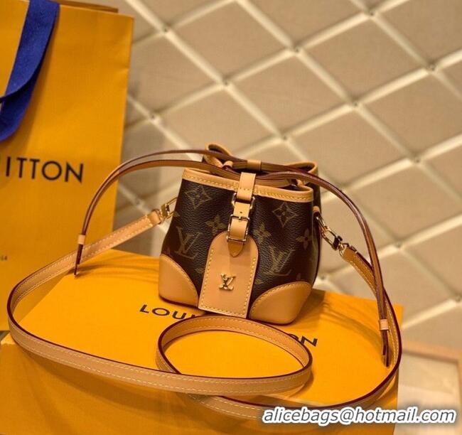 Low Cost Louis Vuitton Mini Bucket Bag in Classic Monogram Canvas 2025 M57099