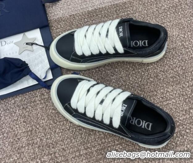 Durable Travis x Dior B33 Low-top Sneakers in Oblique Jacquard and Suede Black 0220089