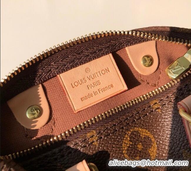 Discount Louis Vuitton Nano Speedy Mini Bag in Classic Monogram Canvas M61252 2025