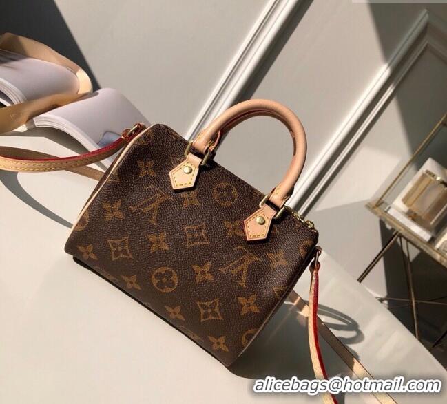 Discount Louis Vuitton Nano Speedy Mini Bag in Classic Monogram Canvas M61252 2025