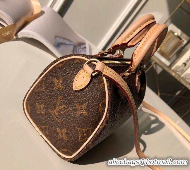 Discount Louis Vuitton Nano Speedy Mini Bag in Classic Monogram Canvas M61252 2025