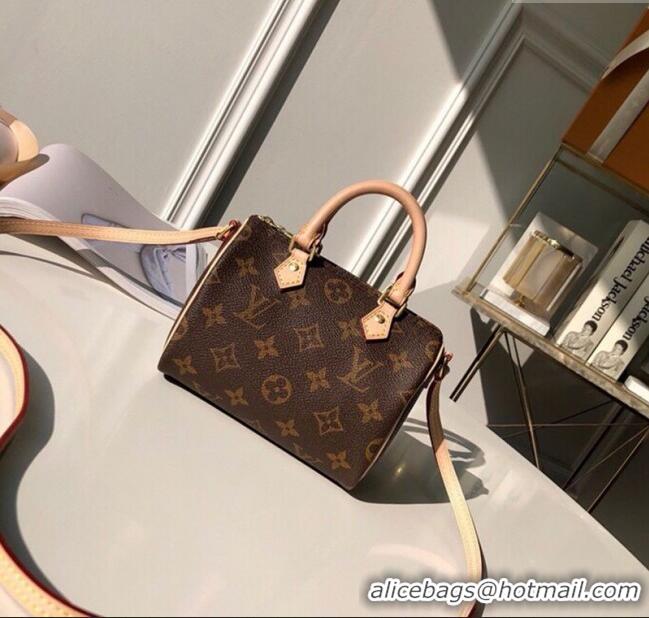 Discount Louis Vuitton Nano Speedy Mini Bag in Classic Monogram Canvas M61252 2025