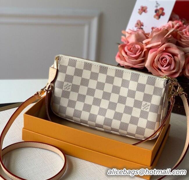 Top Design Louis Vuitton Damier Azur Canvas Shoulder Bag N41207 2025