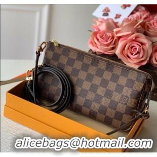 Pretty Style Louis Vuitton Damier Ebene Canvas Shoulder Bag N41207 2025