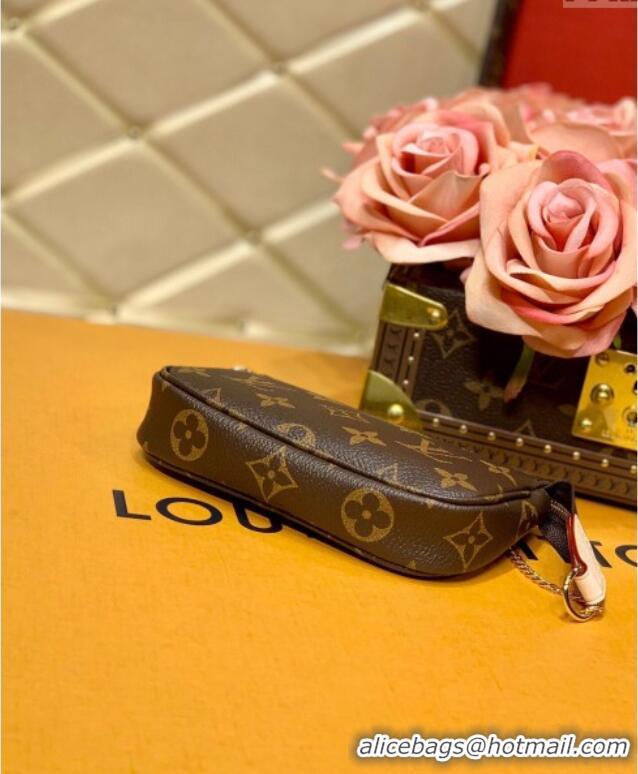 Big Discount Louis Vuitton Mini Pochette Accessoires Bag in Classic Monogram Canvas M58009 2025