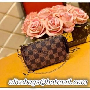 Promotional Louis Vuitton Mini Pochette Accessoires Bag in Damier Ebene Canvas N58009 2025