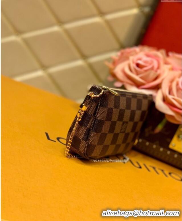 Promotional Louis Vuitton Mini Pochette Accessoires Bag in Damier Ebene Canvas N58009 2025