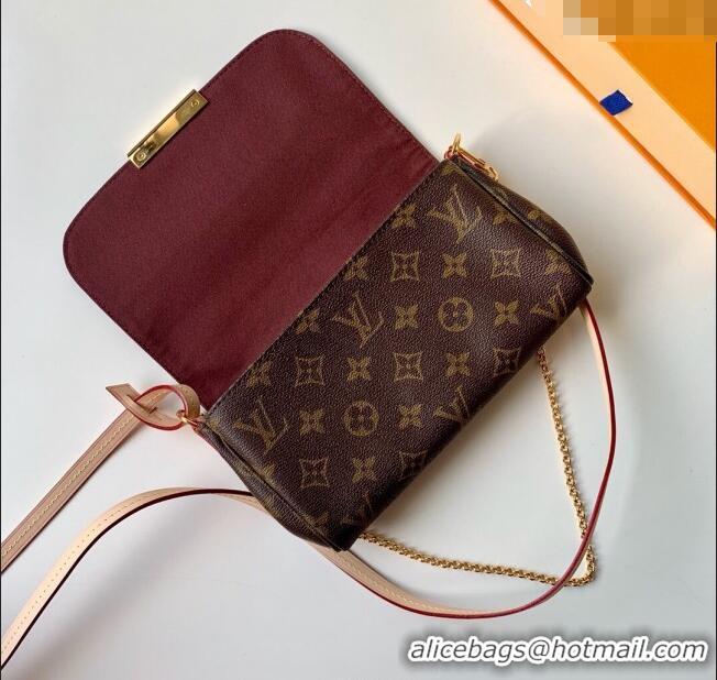 Grade Design Louis Vuitton Monogram Canvas Pochette Favorite Chain Bag MM M40718 2025