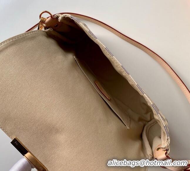 Top Quality Louis Vuitton Pochette Favorite PM Chain Bag Damier Azur Canvas N41277 2025