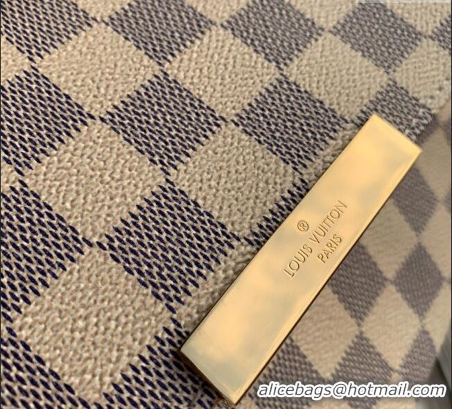 Top Quality Louis Vuitton Pochette Favorite PM Chain Bag Damier Azur Canvas N41277 2025