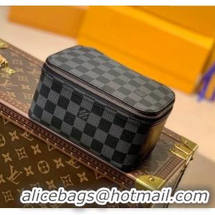 Luxury Discount Louis Vuitton Packing Cube PM Travel Organizer N40181 Damier Graphite Canvas 2025