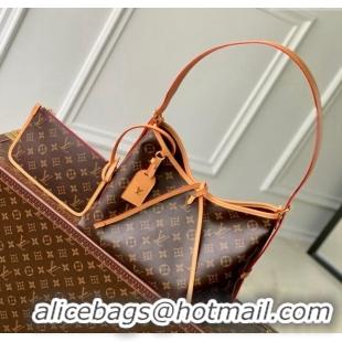 Big Discount Louis Vuitton Carryall PM Hobo Bag M46203 Monogram Canvas/Nude 2025