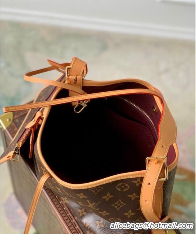 Big Discount Louis Vuitton Carryall PM Hobo Bag M46203 Monogram Canvas/Nude 2025