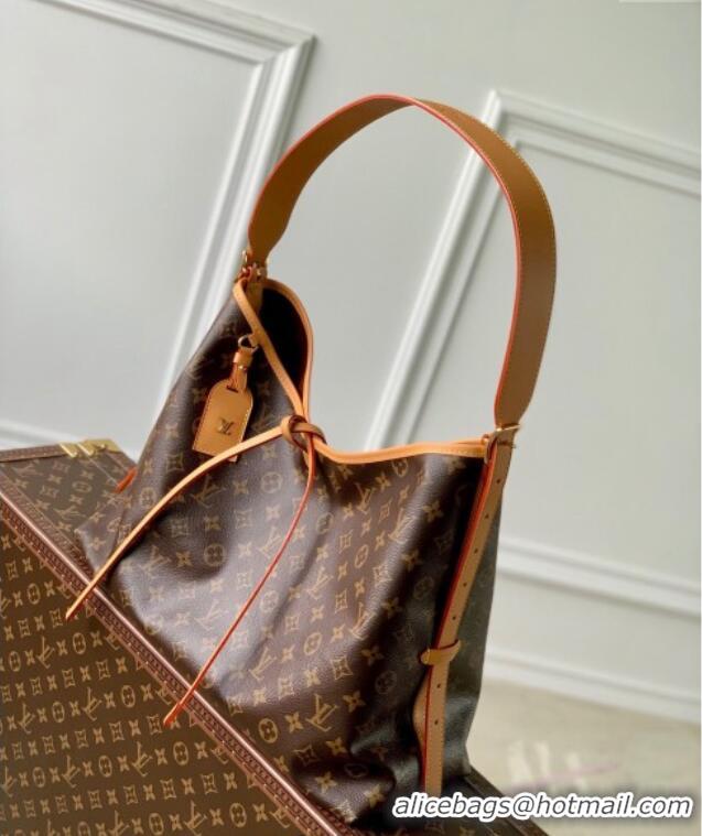 Promotional Louis Vuitton Carryall MM Hobo Bag M46197 Monogram Canvas/Nude 2025