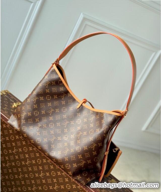 Promotional Louis Vuitton Carryall MM Hobo Bag M46197 Monogram Canvas/Nude 2025