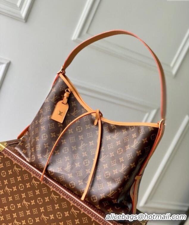 Promotional Louis Vuitton Carryall MM Hobo Bag M46197 Monogram Canvas/Nude 2025