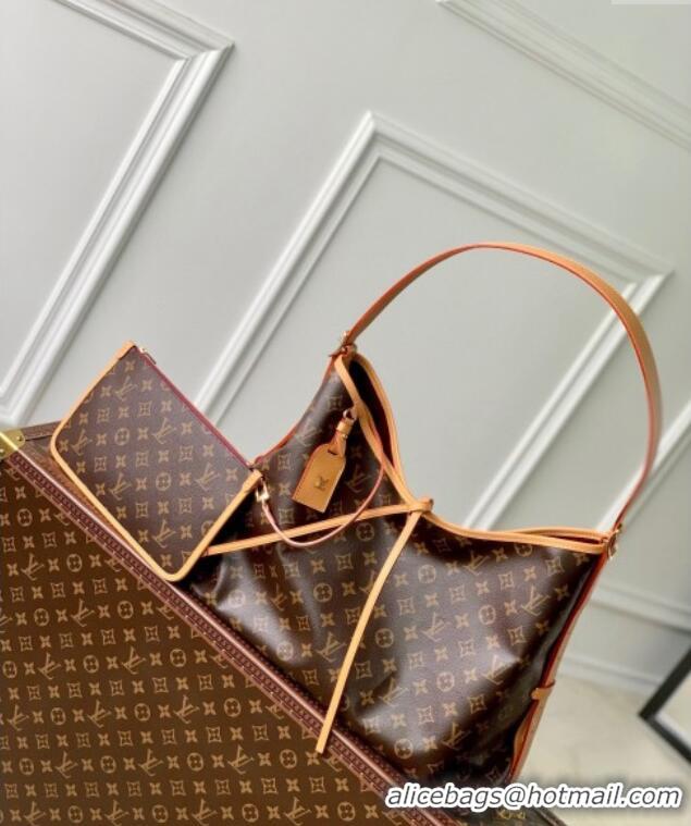 Promotional Louis Vuitton Carryall MM Hobo Bag M46197 Monogram Canvas/Nude 2025