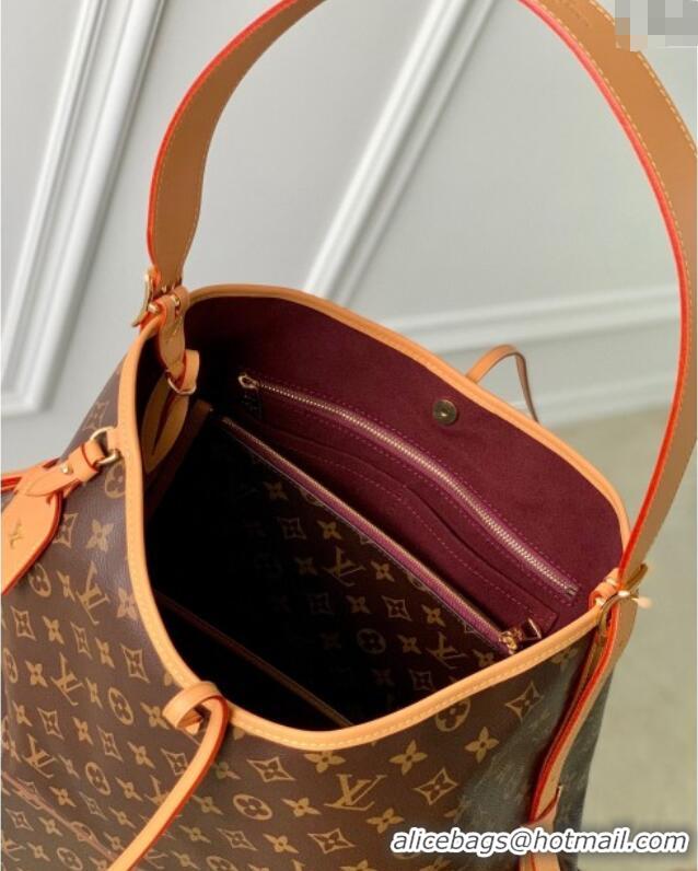 Promotional Louis Vuitton Carryall MM Hobo Bag M46197 Monogram Canvas/Nude 2025