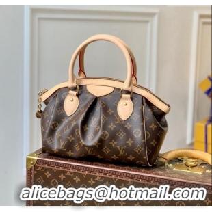 Cheapest Louis Vuitton Tivoli Bowling PM Bag in Monogram Canvas M40143 Nude 2025