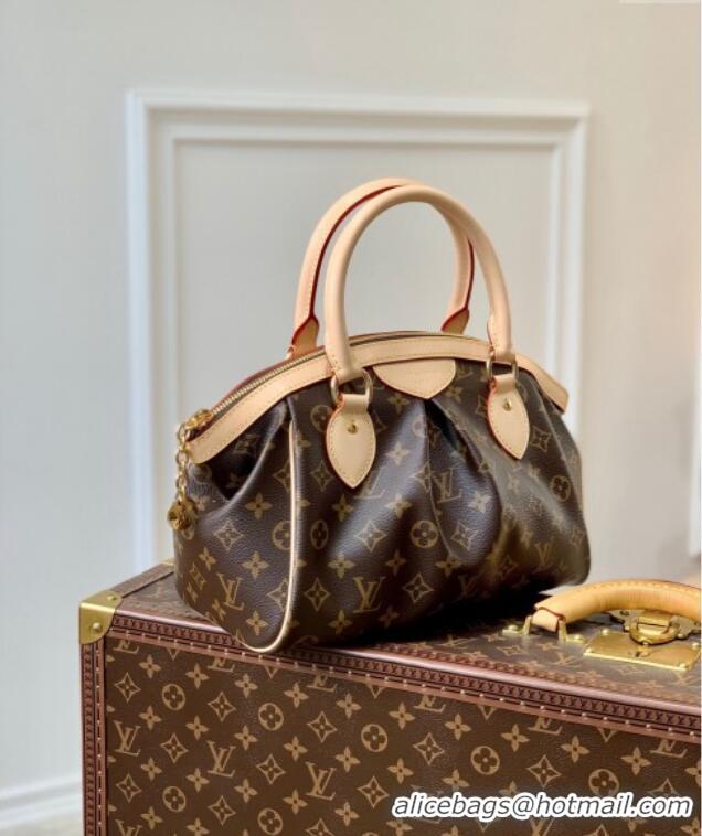 Cheapest Louis Vuitton Tivoli Bowling PM Bag in Monogram Canvas M40143 Nude 2025