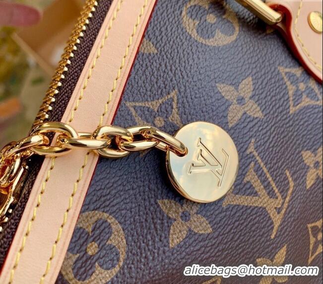 Famous Brand Louis Vuitton Palermo MM Bag in Monogram Canvas M40145 Nude 2025