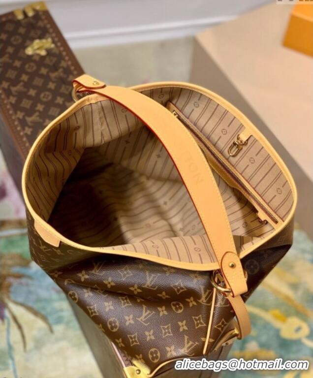 Pretty Style Louis Vuitton Graceful MM Monogram Canvas Hobo Bag M40353 2025