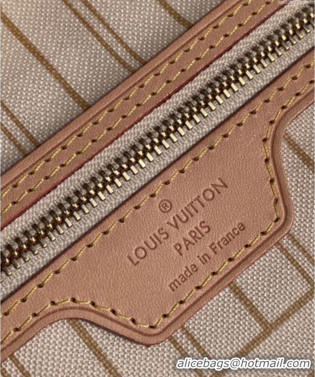 Grade Design Louis Vuitton Neverfull PM Tote Bag N41362 Damier Azur Canvas/Light Beige 2025