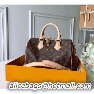 Most Popular Louis Vuitton Speedy Bandouliere 25 Bag Classic Monogram Canvas/Nude M41113 2025