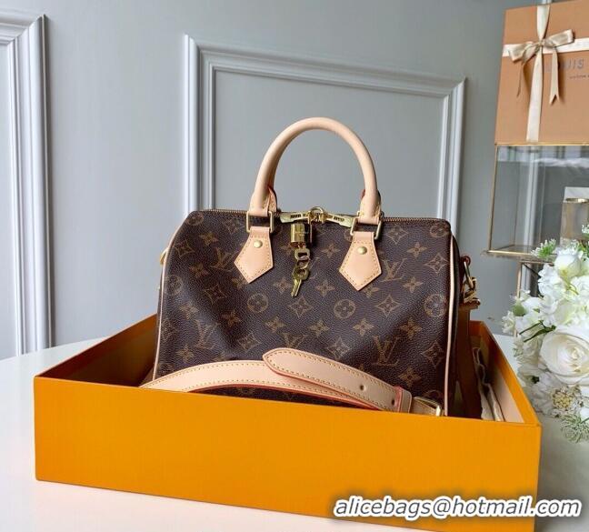 Most Popular Louis Vuitton Speedy Bandouliere 25 Bag Classic Monogram Canvas/Nude M41113 2025