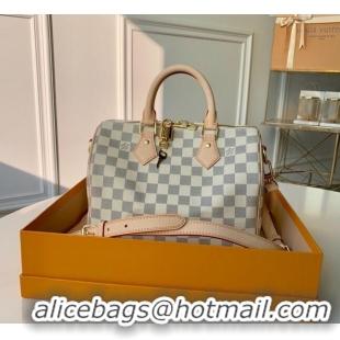 Top Grade Louis Vuitton Speedy Bandouliere 25 Bag Damier Azur Canvas N41374 2025