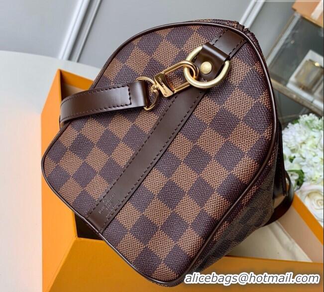 New Cheap Louis Vuitton Speedy Bandouliere 25 Bag Damier Ebene Canvas N41368 2025