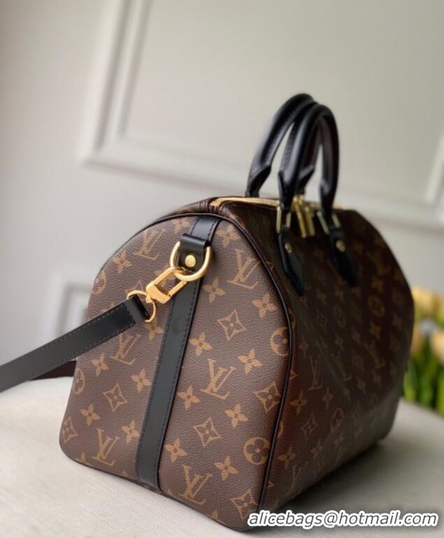 Most Popular Louis Vuitton Speedy Bandouliere 30 Bag Classic Monogram Canvas/Black M48284 2025