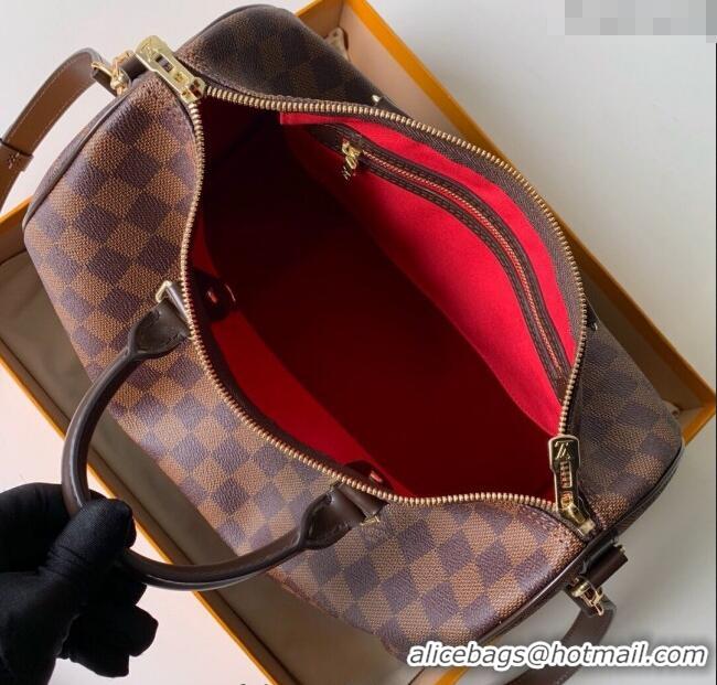 Best Quality Louis Vuitton Speedy Bandouliere 30 Bag Damier Ebene Canvas N41367 2025