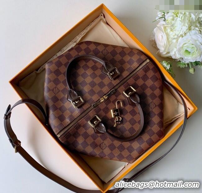 Best Quality Louis Vuitton Speedy Bandouliere 30 Bag Damier Ebene Canvas N41367 2025