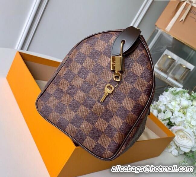 Luxury Discount Louis Vuitton Speedy Bandouliere 25 Bag Damier Ebene Canvas N41365 2025