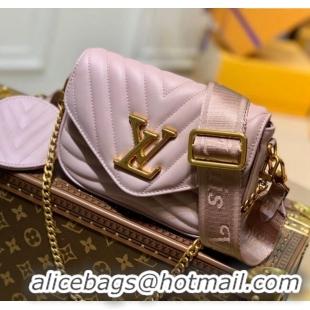 Grade Quality Louis Vuitton Multi Pochette New Wave Mini Bag M57864 Pale Pink 2025