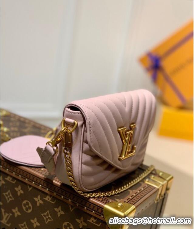 Grade Quality Louis Vuitton Multi Pochette New Wave Mini Bag M57864 Pale Pink 2025